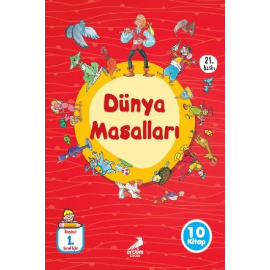 Dünya Masalları (Düz Yazılı) (10 Kitap)
