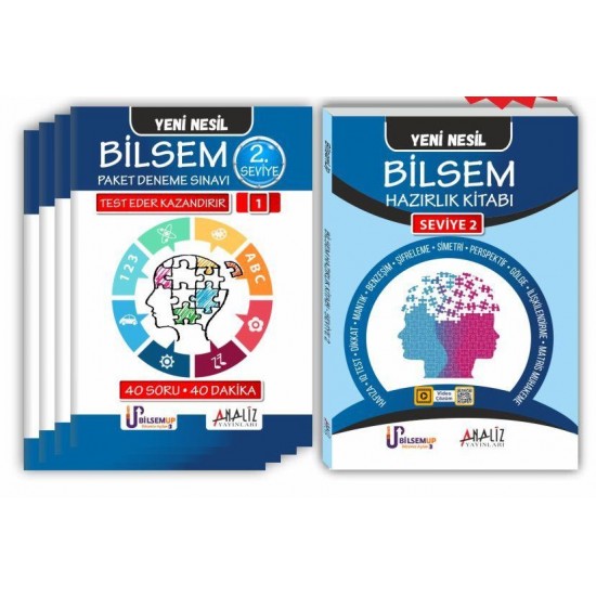 Analiz Yayınları Bilsem Hazırlık Kitabı Set Seviye 2