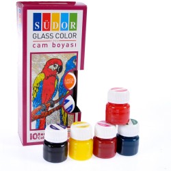  Südor Cam Boya Su Bazlı Set 10x15 ml