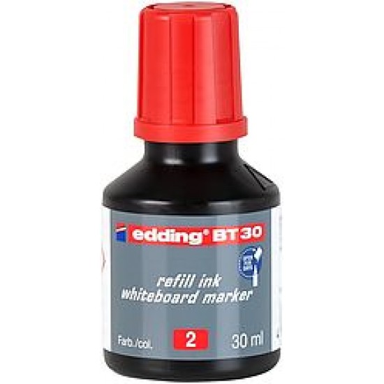 Edding BT 30 yedek Beyaz Tahta mürekkebi kırmızı