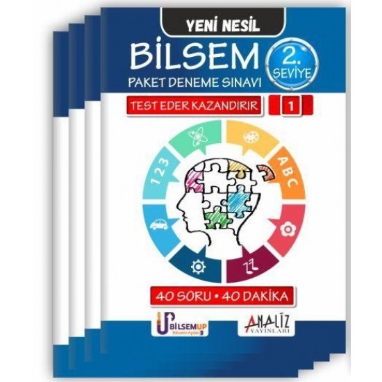 Analiz Yayınları Bilsem Paket Deneme Sınavları 2.Seviye