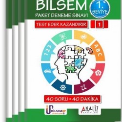 Analiz Yayınları Bilsem Paket Deneme Sınavları 1.Seviye