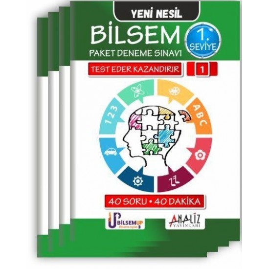 Analiz Yayınları Bilsem Paket Deneme Sınavları 1.Seviye