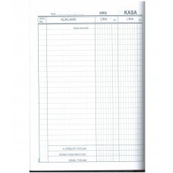 Kasa Defteri 320 Yaprak 20X28 Ciltli Büyük Boy