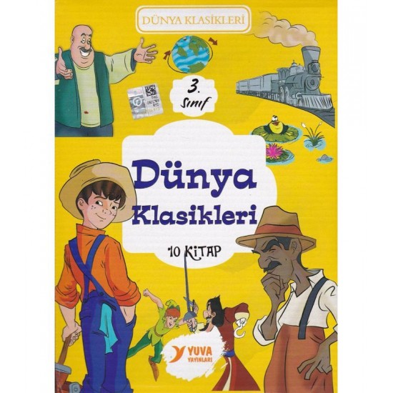 Yuva Yayınları Dünya Klasikleri 3.Sınıf 10 Kitap