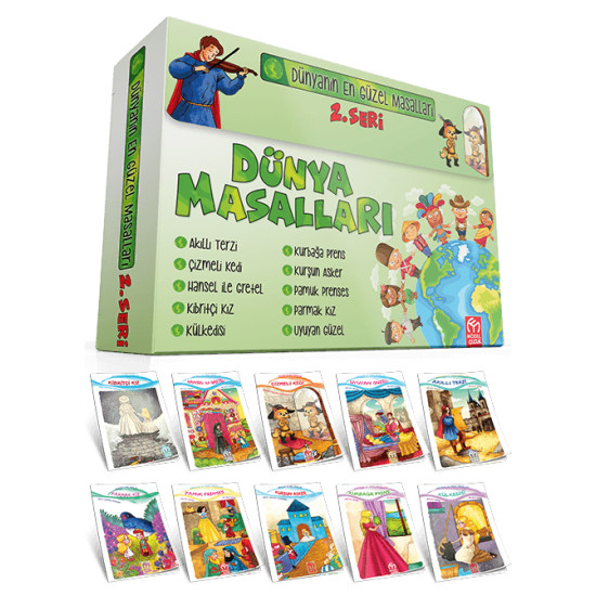 Model Yayınları Dünya Masalları 2. seri 10 Kitap + Etkinlik