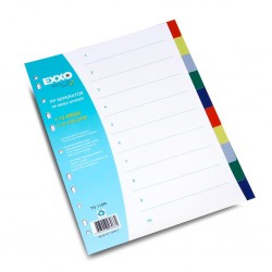 Exxo Pp Seperatör 10 Renk A/4 PP