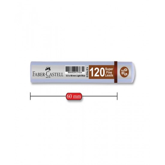 Faber Castell 0,5 Grip Uç 120'li Tüp A.Mavi