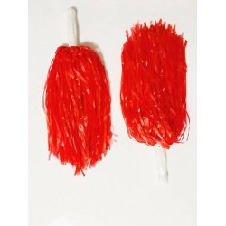 23 Nisan Gösteri Ponpon Kırmızı Mat 2'li Set 