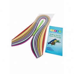 Hayal Quilling Öğrenci Seti 10 mm x 50 cm Kağıt Telkari Sanatı