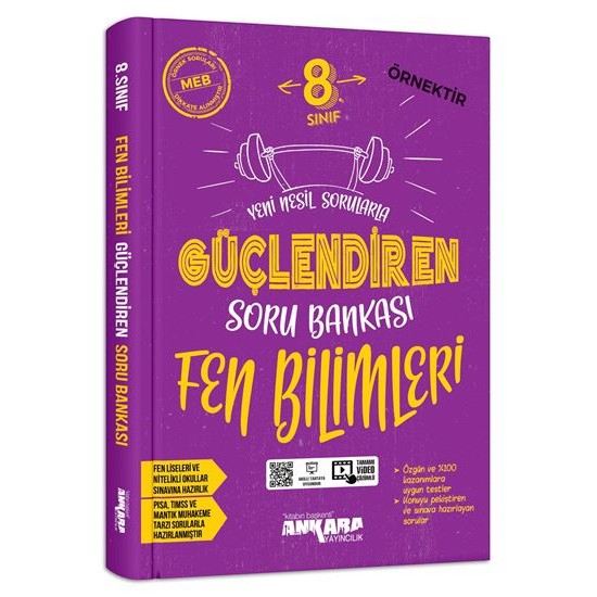 Ankara Yayınları 8. Sınıf Fen Bilimleri Güçlendiren Soru Bankası