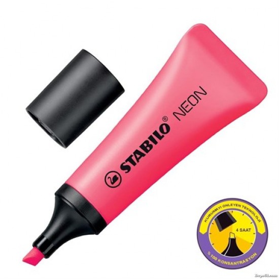 STABİLO NEON PEMBE İŞARETLEME KALEMİ