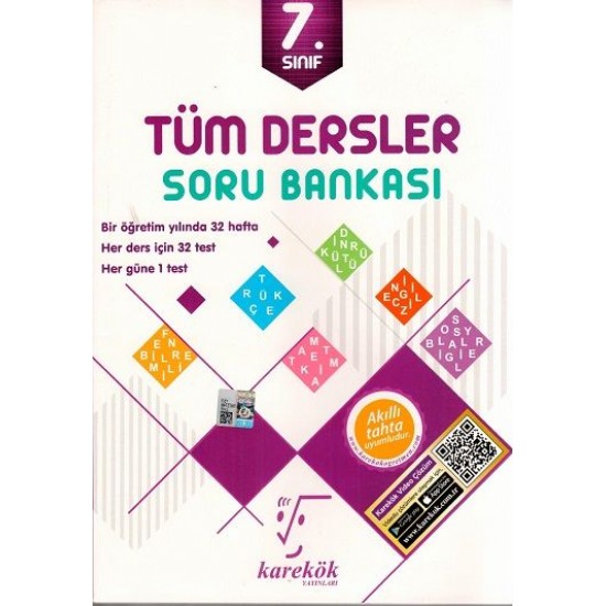 Karekök 7. Sınıf Tüm Dersler Soru Bankası Yeni
