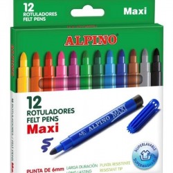 Alpıno Maxi Keçeli Kalem 12’li Ar-06