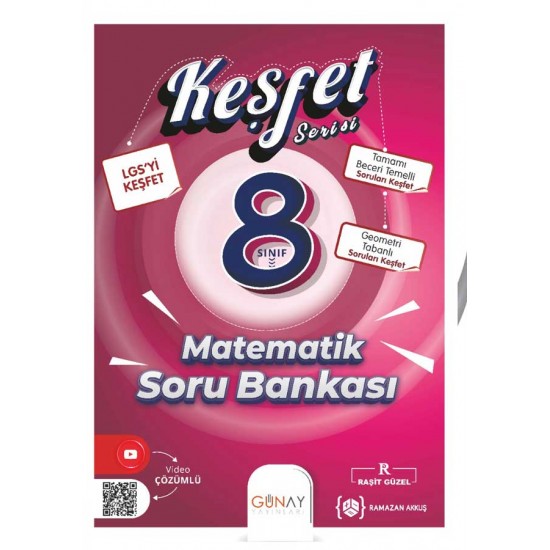 Günay Yayınları 8. Sınıf Keşif Matematik Soru Bankası