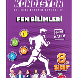 Newton Yayınları 8.Sınıf Kondisyon Fen Bilimleri 36+1 Adet Kazanım Deneme