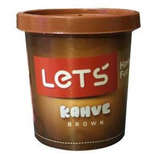 Lets Tek Renk Oyun Hamuru Kahve 150 Gr