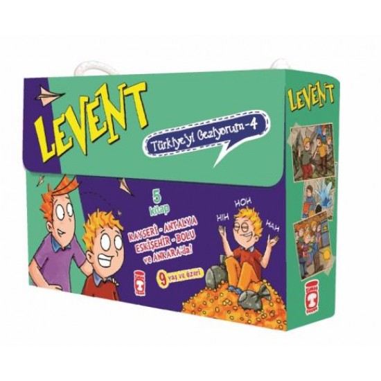 Levent Türkiye'yi Geziyorum 4 5 Kitap Takım-Mustafa Orakçı