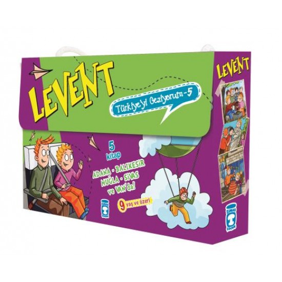 Levent Türkiye'yi Geziyorum 5 5 Kitap Takım-Mustafa Orakçı