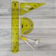 Mikro Flexible Çizim Seti Silikon Kırılmayan Cetvel 4 Parça