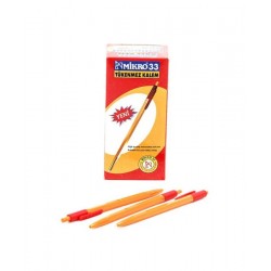 Mikro 33TM Kırmızı Tükenmez Kalem 60 Adet (Kutu)