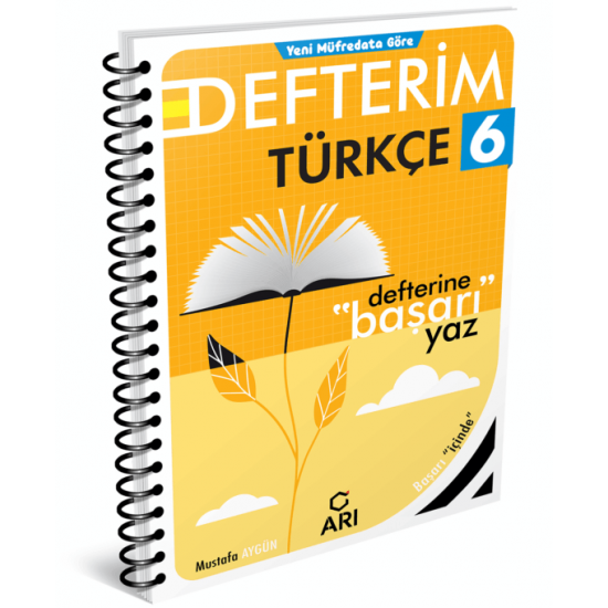 Arı Yayıncılık  6. Sınıf Türkçe Defterim