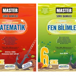 Okyanus Yayınları 6.Sınıf Master Matematik ve Fen Bilimleri Soru Bankası Seti Okyanus Yayınları