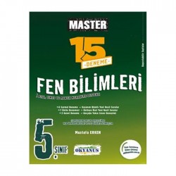 Okyanus Yayınları 5. Sınıf Fen Bilimleri Master 15 Deneme