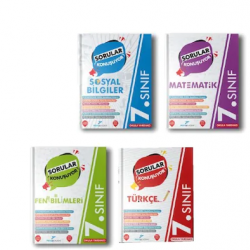 PRUVA AKADEMİ 7.SINIF SORU BANKASI SETİ 4'LÜ