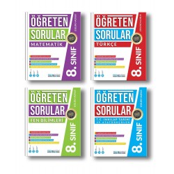 Pruva Akademi 8.Sınıf LGS Öğreten Sorular Seti 4 Kitap