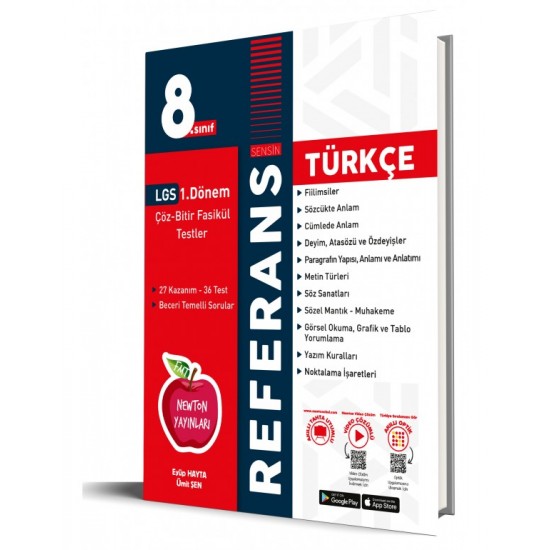 Newton Referans LGS 1.Dönem Konuları Türkçe Çöz-Bitir Fasikül
