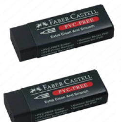 FABER-CASTELL PVC-FREE SİYAH SİLGİ BÜYÜK 2 ADET