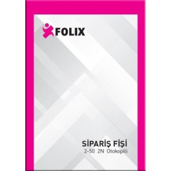 Sipariş Fişi 2 Nüsha-50 Yaprak Otokopili