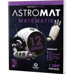 İrrasyonel Yayınları Astromat 7. Sınıf Yeni Nesil Matematik 12'li Deneme
