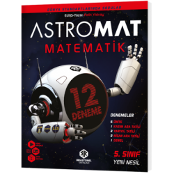 İrrasyonel Yayınları Astromat 5. Sınıf Yeni Nesil Matematik 12'li Deneme