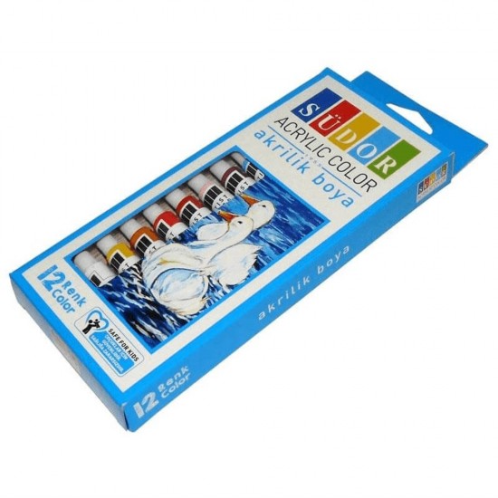 Südor Akrilik Boya 12x9 ml Tüp