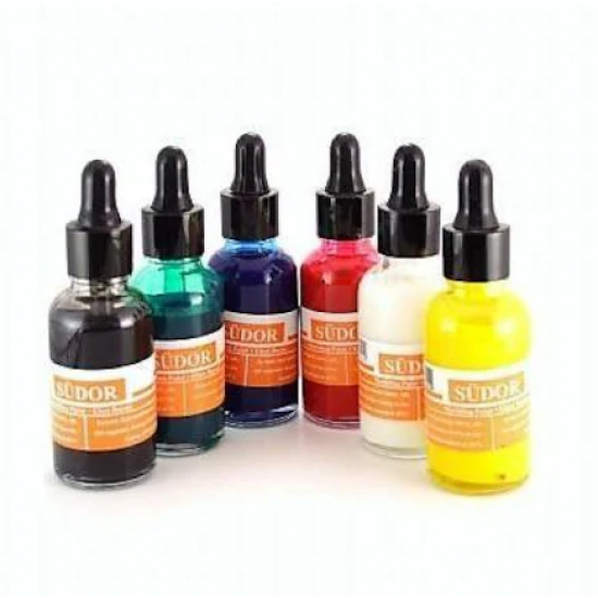 Südor Ebru Seti 6 Renk x 30 ml. Damlalıklı