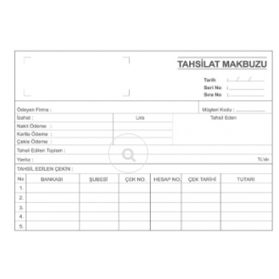 FOLIX TAHSİLAT MAKBUZU 2-50 OTOKOPİLİ