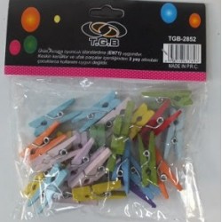 Küçük Renkli Ahşap Mandal