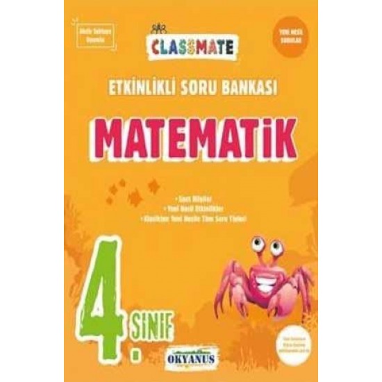 Okyanus Yayınları 4. Sınıf Matematik Classmate Etkinlikli Soru Bankası
