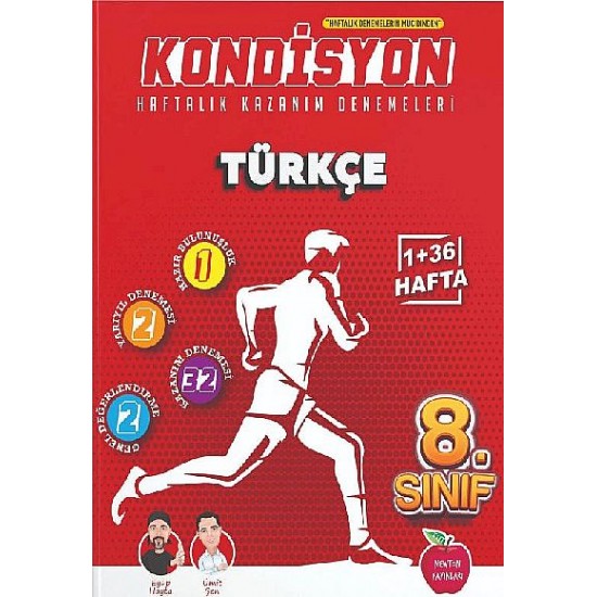 Newton Yayınları 8.Sınıf Kondisyon Türkçe 36+1 Kazanım Deneme