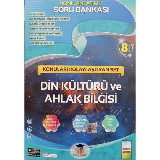 Zeka Küpü Yayınları 8.Sınıf LGS Din Kültürü Konu Anlatımlı Soru Bankası