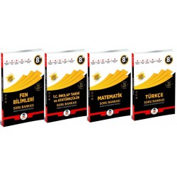 Zeka küpü yayınları LGS 8. sınıf soru bankası seti 4 KİTAP
